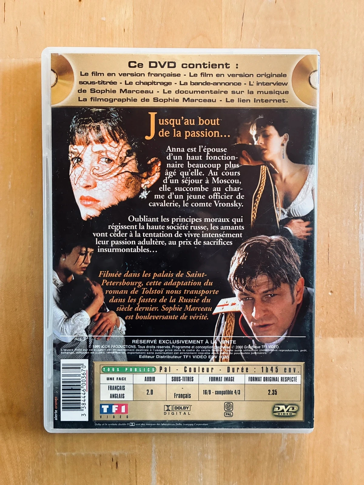DVD Anna Karenina Sophie Marceau. – photo 3